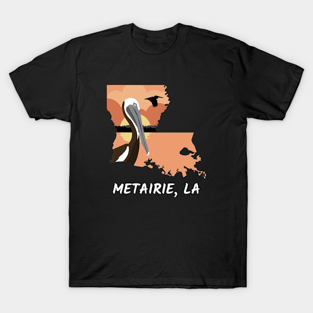 Metairie, Louisiana T-Shirt by A Reel Keeper